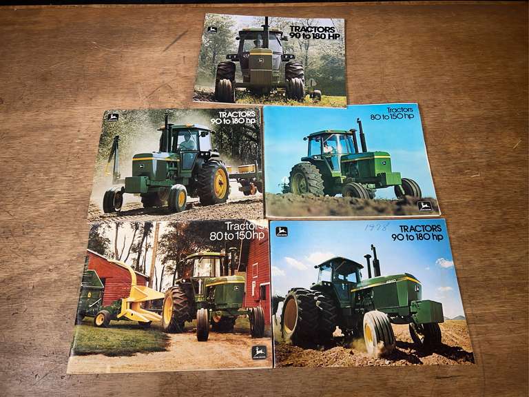 (5) John Deere Tractor Sales Literature image