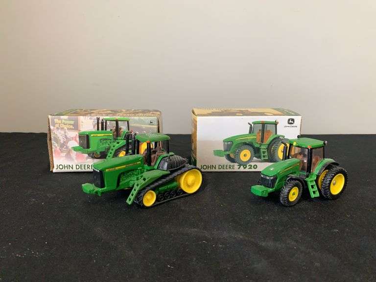 (2) 1/64 John Deere 9300T + 7920 Farm Show NIB Ertl image