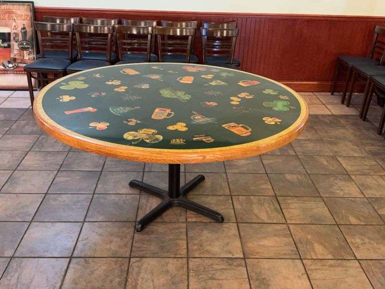 60” W x 30” T Table - Custom Dublin Pub image