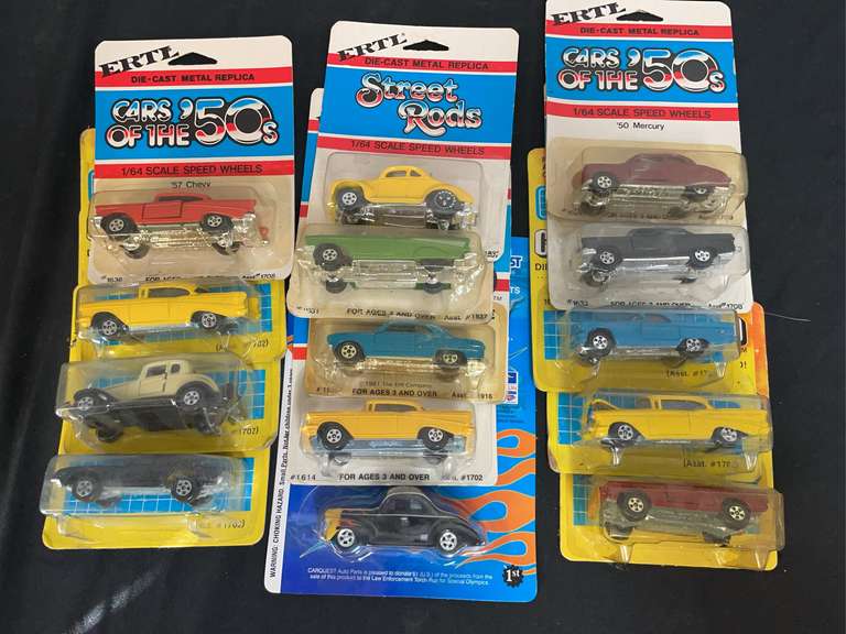 (14) 1/64 Cars + Trucks NIB Ertl image
