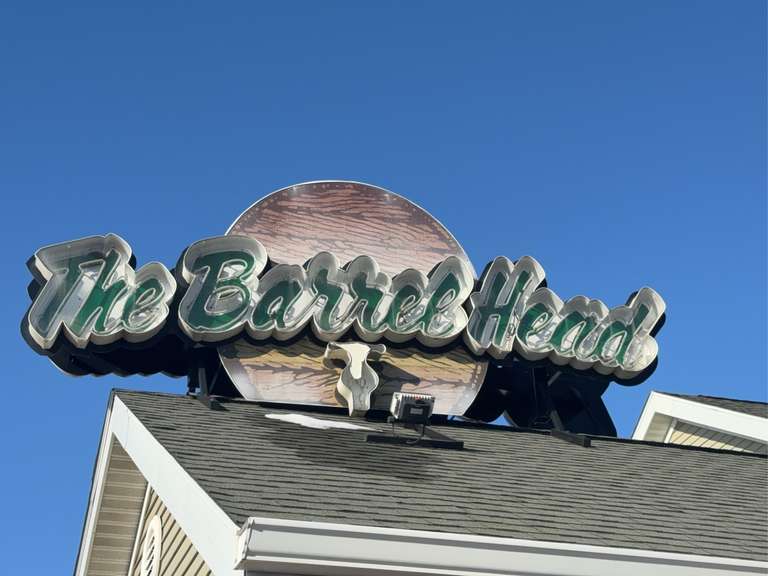 Barrel Head Neon Sign - 1 Side - East image