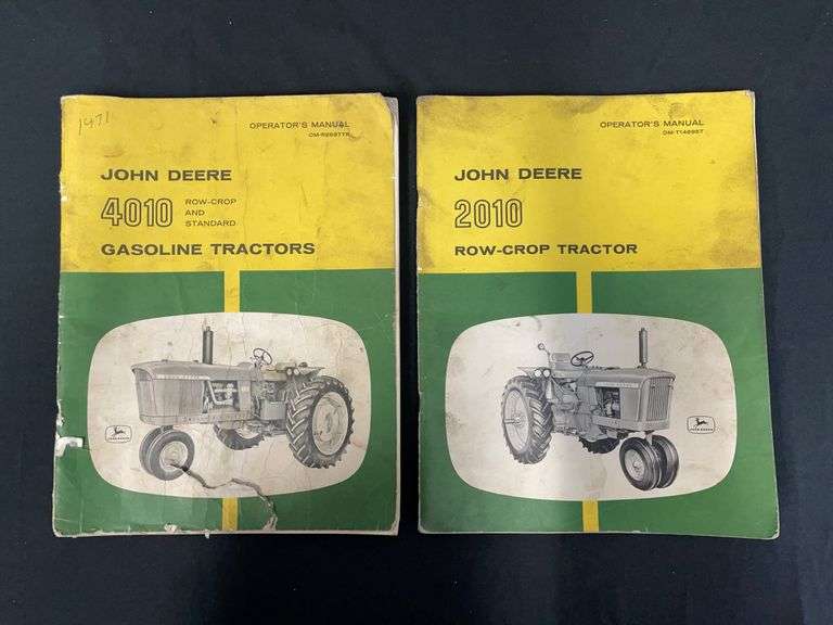 (2) John Deere 2010 + 4010 Manuals image