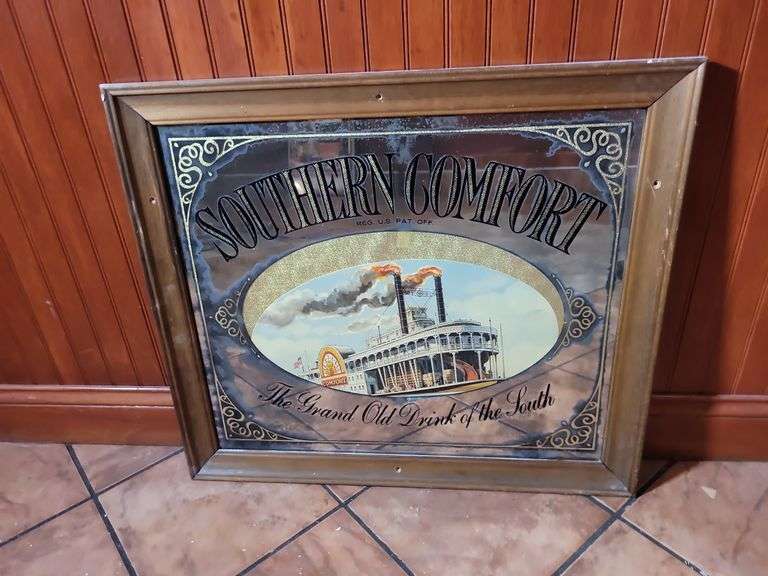 33" W x 26" T....Southern Comfort Mirror image