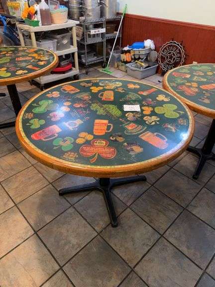 42” W x 30” T Table - Custom Dublin Pub image