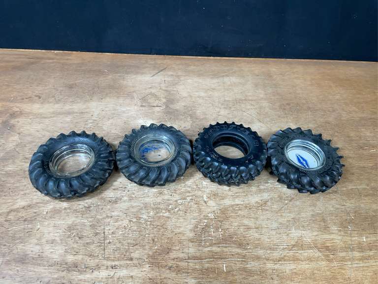 (4) Good Year Tractor Tire Ashtrays image