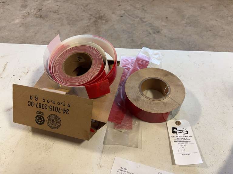 Reflective tape for semi trailers image