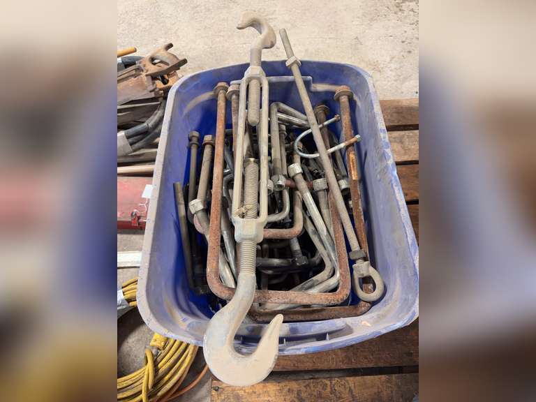 Assorted U-Bolts, Turnbuckles, and More image