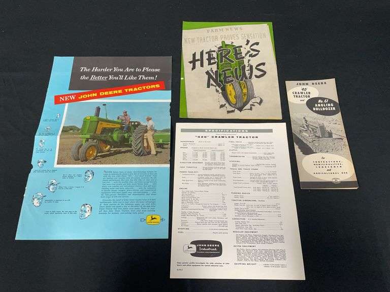 (4) John Deere Sales Literature image
