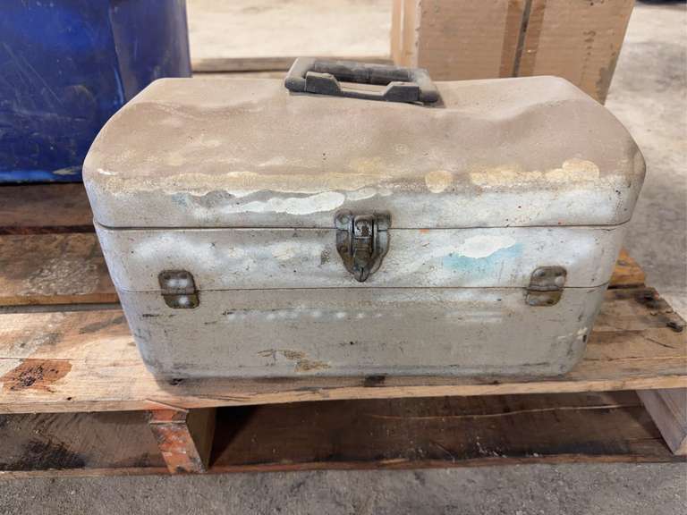 Toolbox of Assorted Paintbrushes image