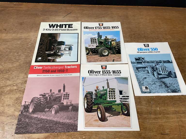 (5) Oliver + White Tractor Sales Literature image