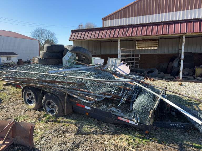 Trotter Tandem Axle Trailer w/ Contents image
