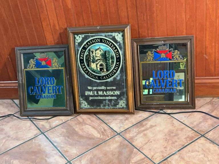 Masson Vineyards & Lord Calvert signs image