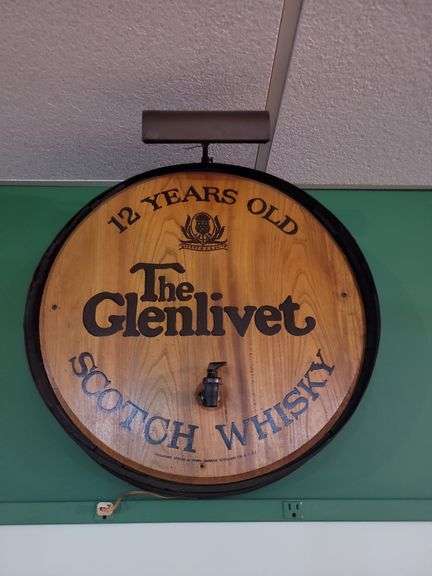 21" Glenlivet Barrel Sign image