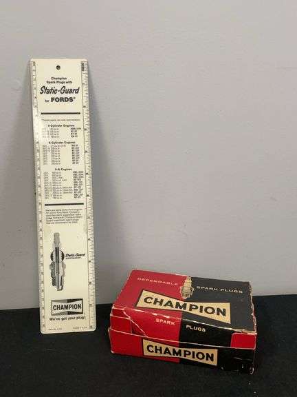 (2) Champion Ruler + Spark Plugs image