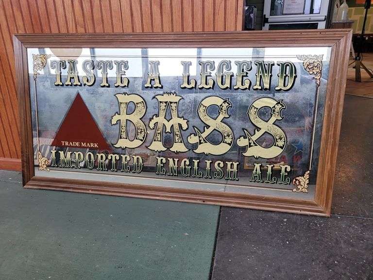 67" W x 35" T... Bass Mirror Sign image