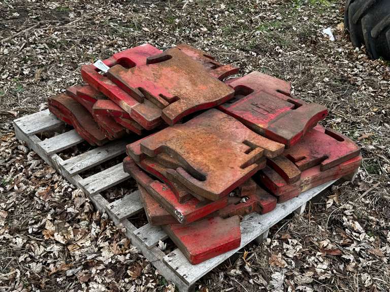 Pallet of International Harvester and Misc. Suitcase Weights image