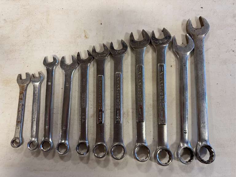 (11) Assorted Metric Wrenches image
