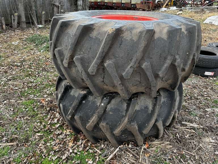 (2)-Firestone 23.1-26 Combine Tires with Rims image