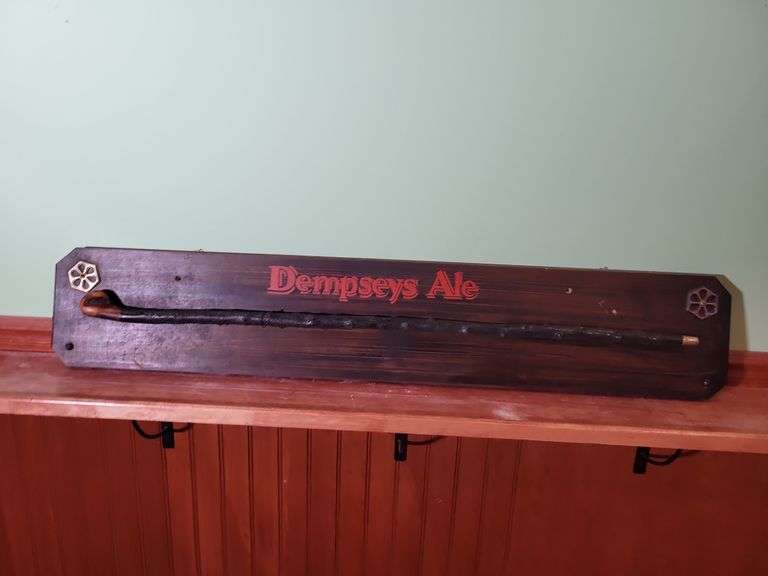 40" W x 8" T...Demseys Ale Cane Sign image