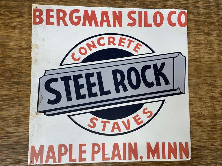Steel Rock Concrete Silo Staves SST Sign image
