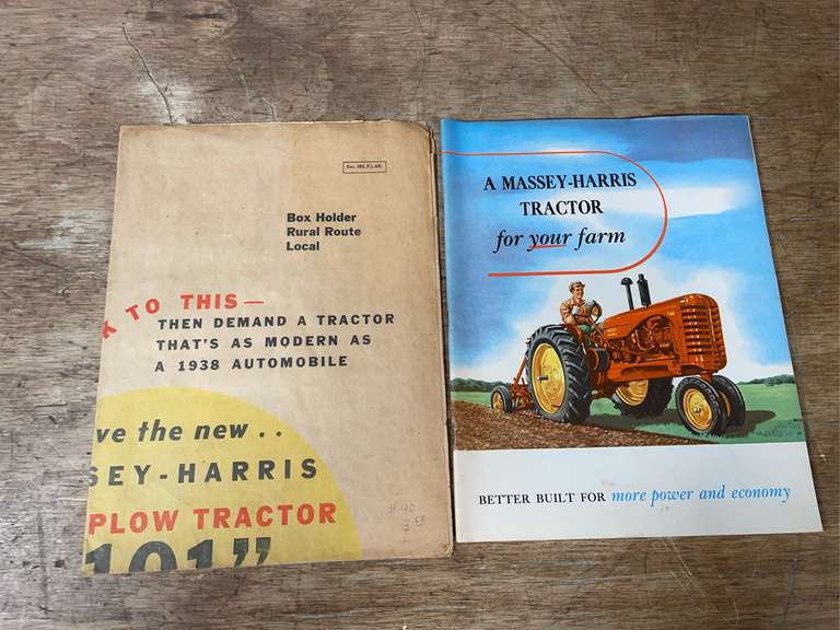 (2) Massey Harris Sales Literature image
