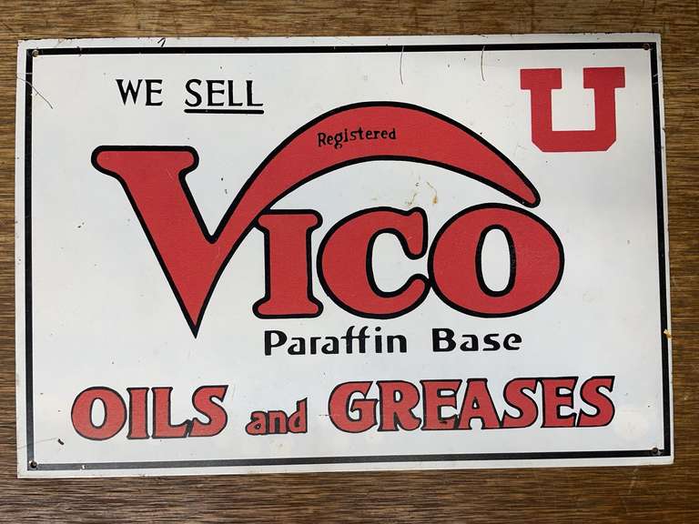 Vico Oils + Greases SST Sign image
