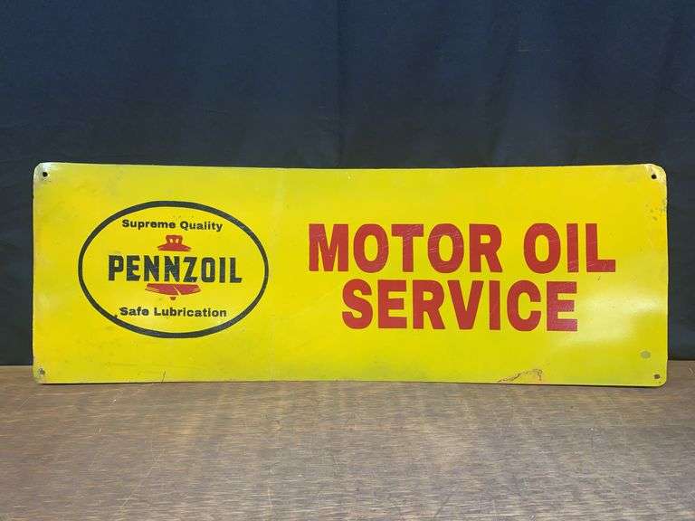Pennzoil Motor Oil Service SST Sign image