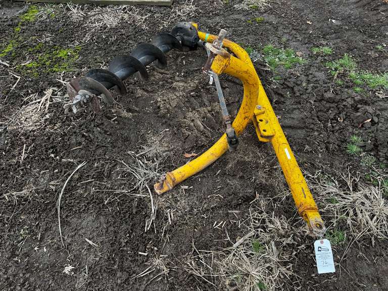 9" PTO 3-pt Post Hole Digger image
