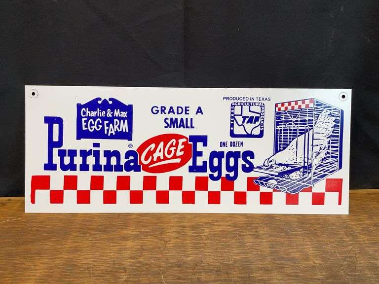 Purina Cage Eggs SST Sign image