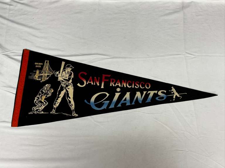 Vintage San Francisco Giants Felt Pennant image