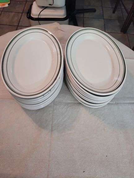 (20) 13" x 9" Tuxton Plates Lot image