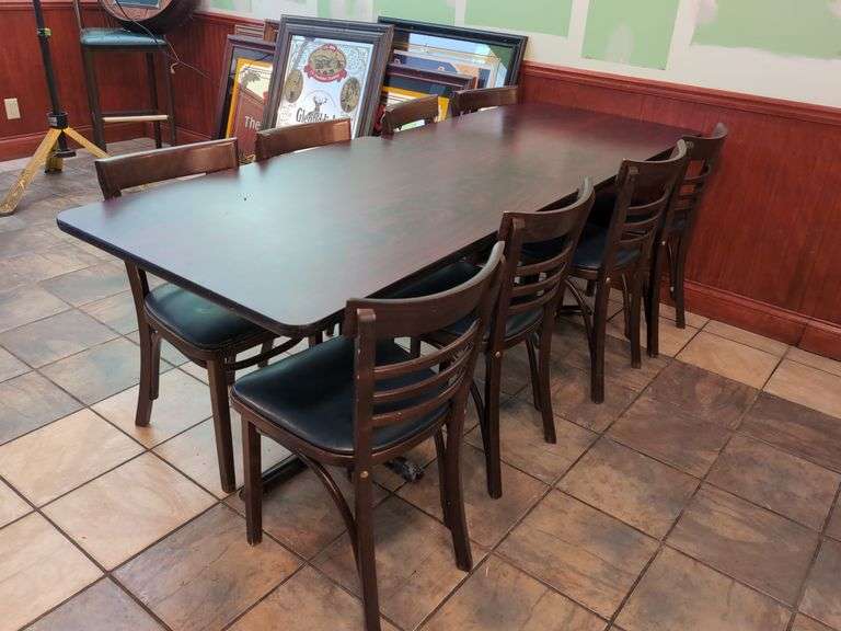 (2) Tables 42" x 30" with (8) Chairs image