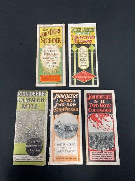 (5) John Deere Sales Literature image