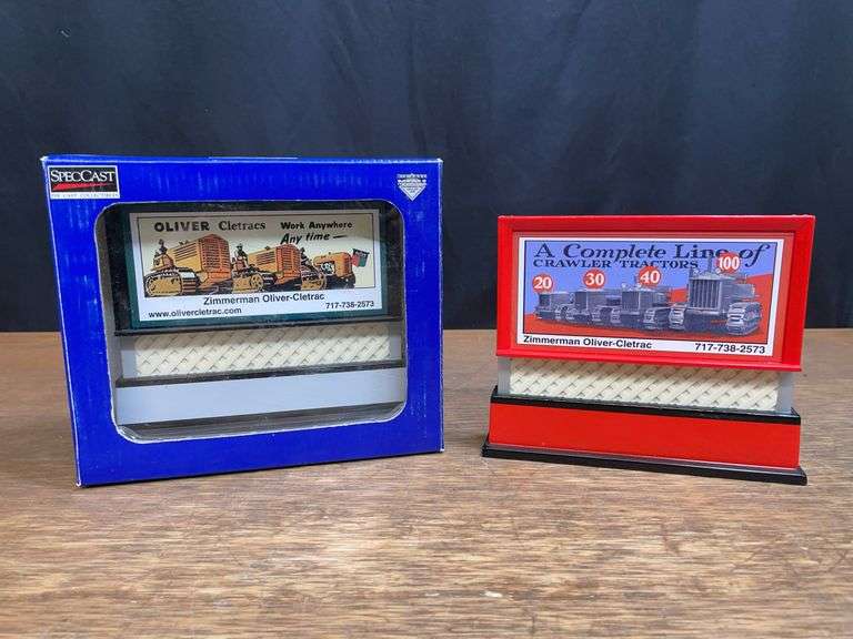 (2) Oliver + Cletrac Billboard Banks SC image