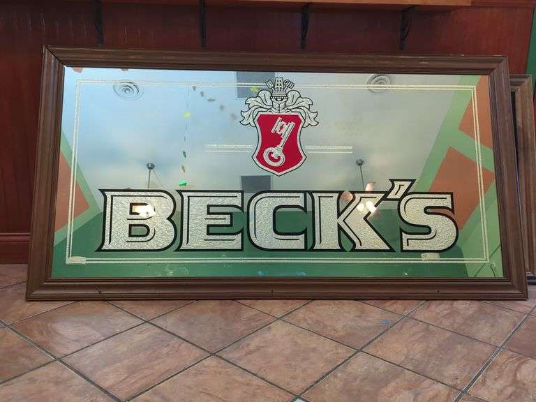 70" W x 30" T... Becks Mirror image