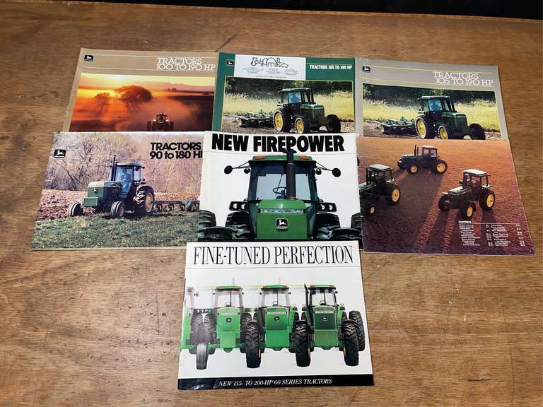 (7) John Deere Tractor Sales Literature image