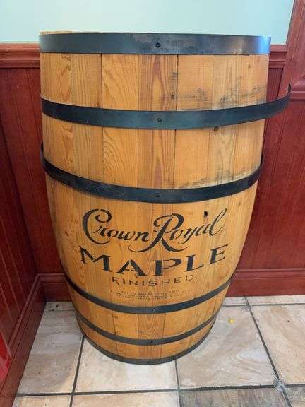36” T Crown Royal Half Barrel image