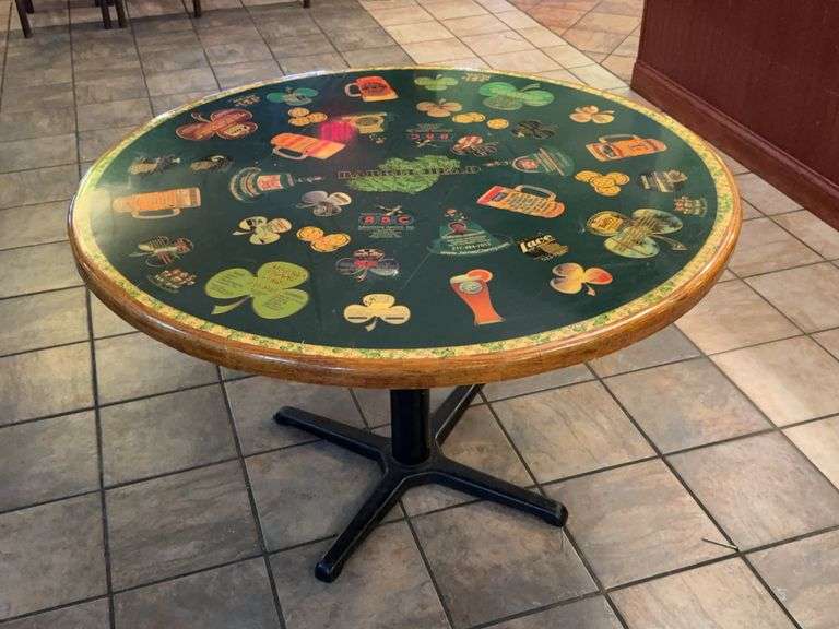 48 “W x 30” T Table - Custom Dublin Pub image