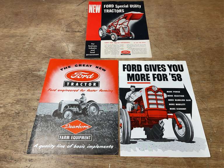 (3) Ford Tractor Sales Literature image