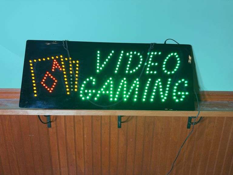32” W Video Gaming LED Sign image