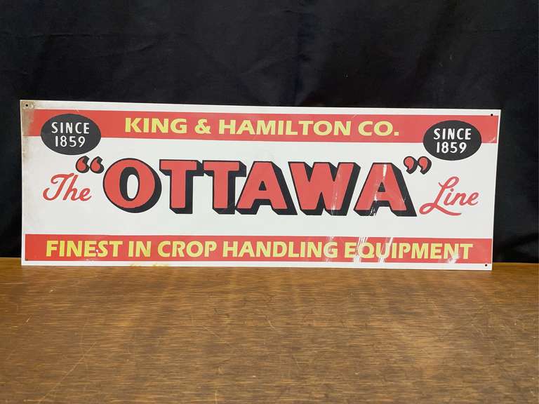 King & Hamilton Co. Ottawa Line SST Sign image