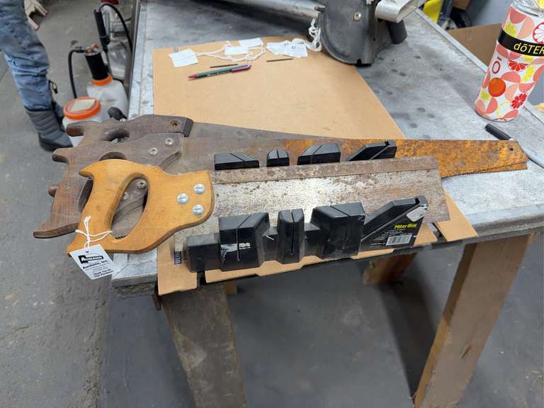 Miter Box & Multiple Saws image