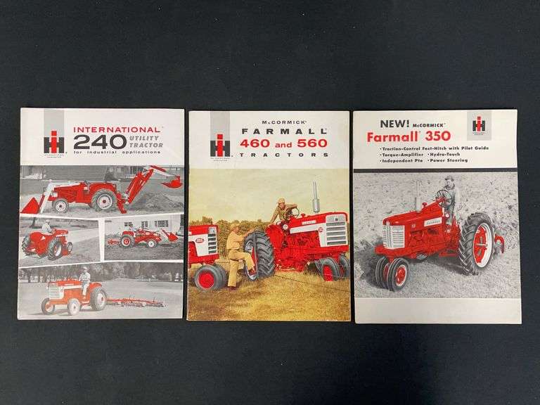 (3) IH Tractor Sales Literature image