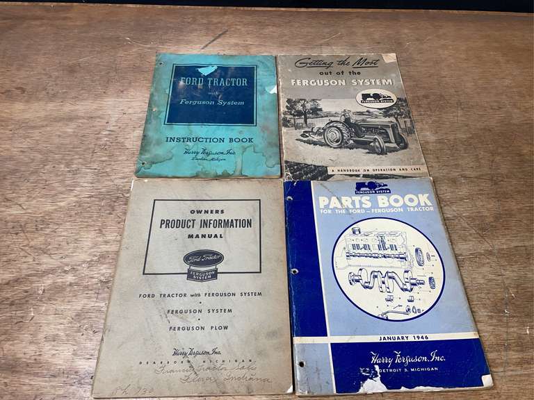 (4) Ford + Ferguson Manuals image