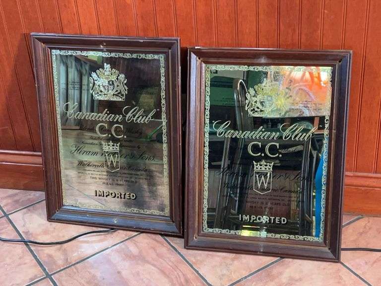 Canadian Club Mirrored Sign image