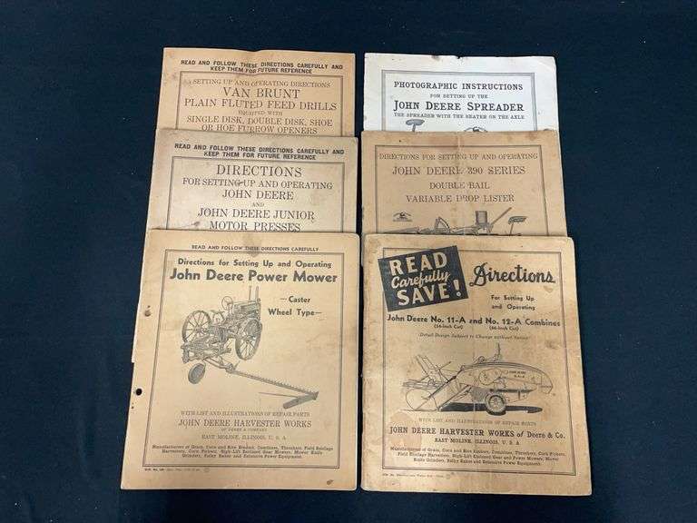 (6) John Deere Manuals image
