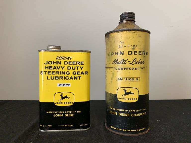 (2) John Deere Lubricant Cans image