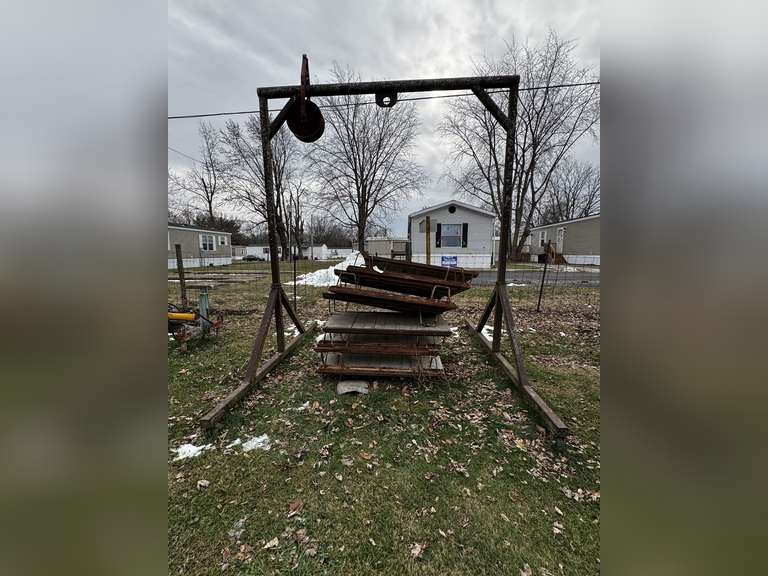 (10) - Wooden Floor Cart Frames (?) image