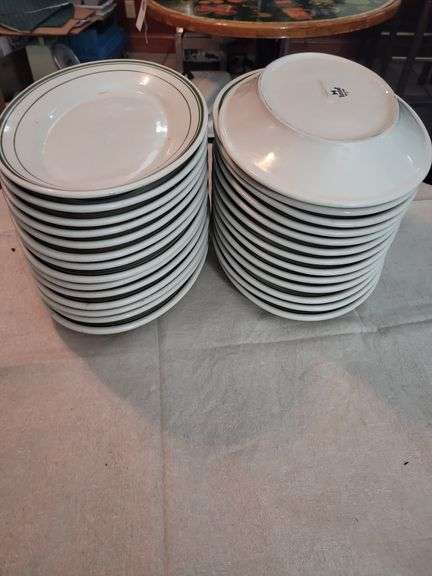 (28) 13" x 9".. Tuxton Plates Lot image