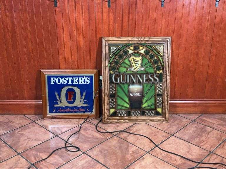 Guinness & Foster’s Beer Sign image